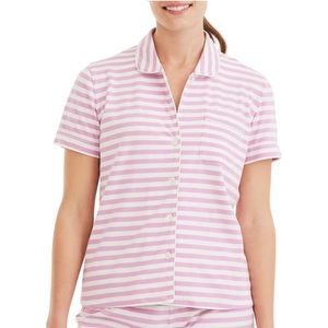 J. Crew Pink Dreamy Striped Pajama Top Size XXL